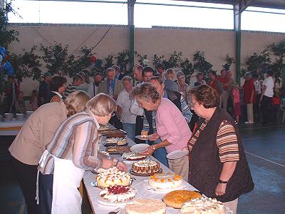 Kuchenbuffet - 775-Jahrfeier in Möhnsen