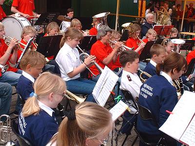 Geimeinsames Konzert Jugendblasorchzester Sachsenswald mit Køge Musikskoles Messingensemble