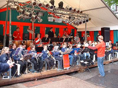 Geimeinsames Konzert Jugendblasorchzester Sachsenswald mit Køge Musikskoles Messingensemble in Trittau