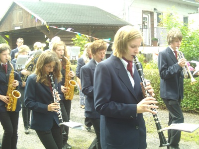Kinderfest 2012 in Fuhlenhagen mit Musikzug und Jugendblasorchester aus Möhnsen