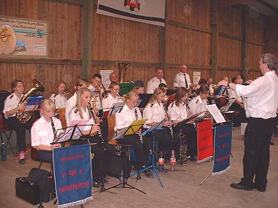 Musikerfest in Woltersdorf - Jugendblasorchester Sachsenwald - Bild durch Anklicken vergrößern