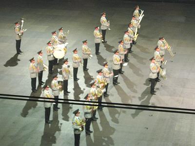 Musikparade 2010 in der Color Line Arena in Hamburg - Militärmusikkorps Odessa aus der Ukraine 