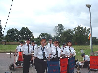 Musikzug Möhnsen beim Schützenfest 2004 in Trittau