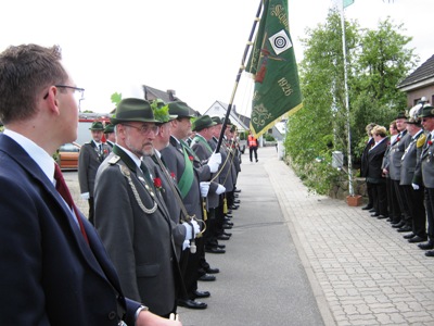 Schützenfest 2012 in Gülzow - beim alten König