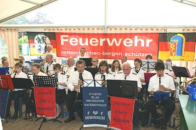 Musikerfest 2011 in Talkau - Musikzug Möhnsen - Klarinetten und Saxophonregister