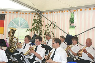 Musikerfest 2011 in Talkau - Musikzug Möhnsen -  Das hohe Blech aus Möhnsen: Flügelhörner und Trompeten