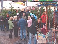 Auf dem Weihnachtsmarkt 2006 in Schwarzenbek 