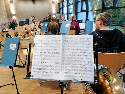 Möhnsener Musikanten auf dem Landes-Lehrgangs-Orchester-Wochenende